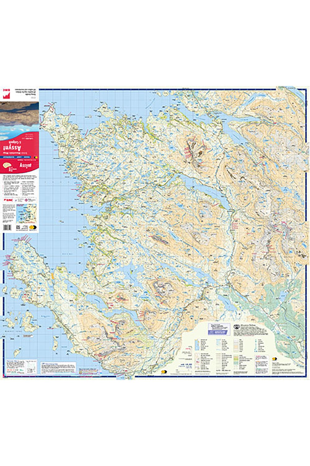 Walking Equipment |  Assynt & Coigach British Mountain Map