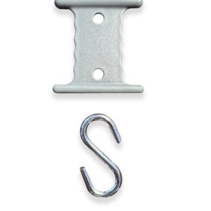 Walking Equipment |  Awning Rail Hanger With S Hook 6Pcs Tents Grey