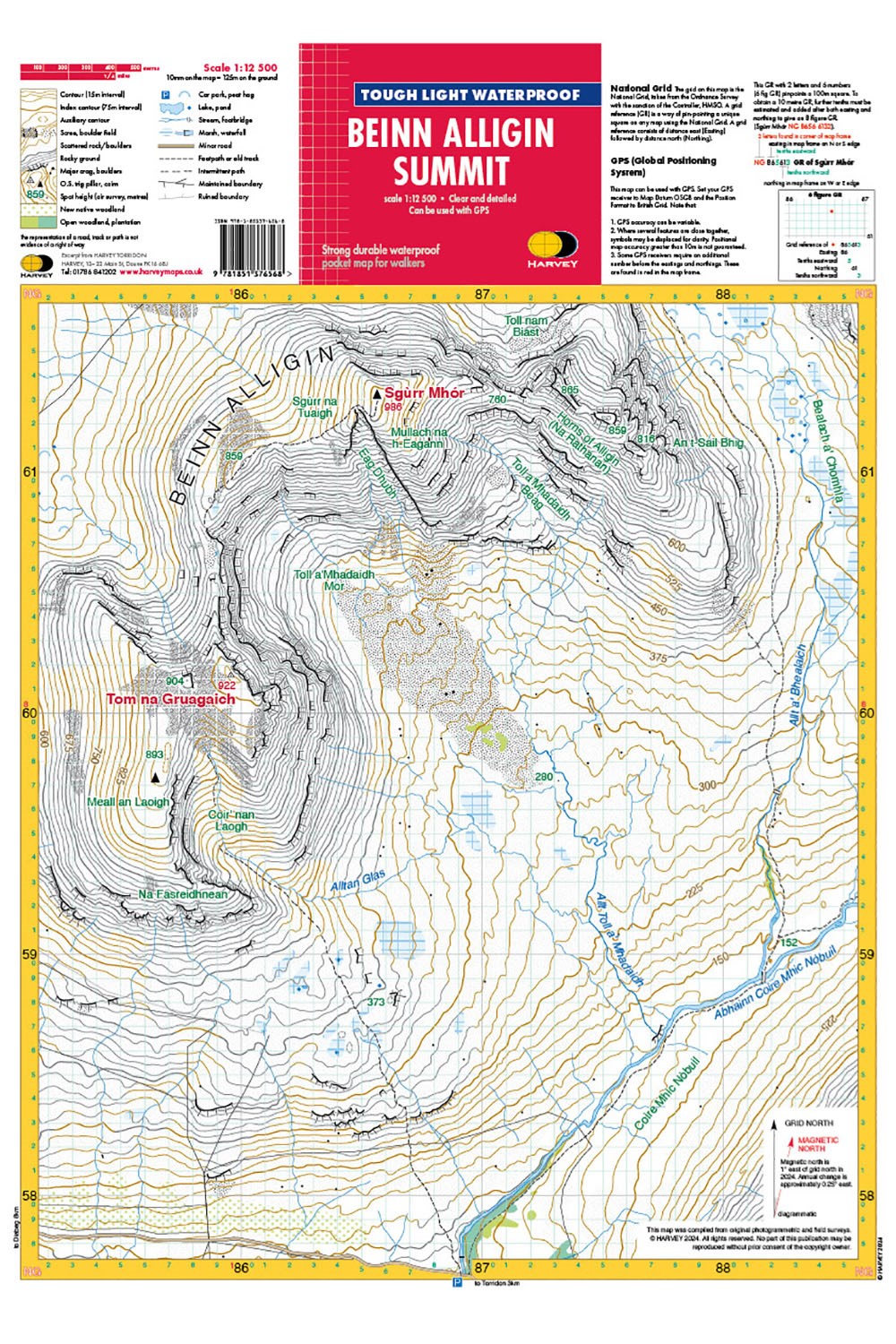 Walking Equipment |  Ben Alligin Summit Map