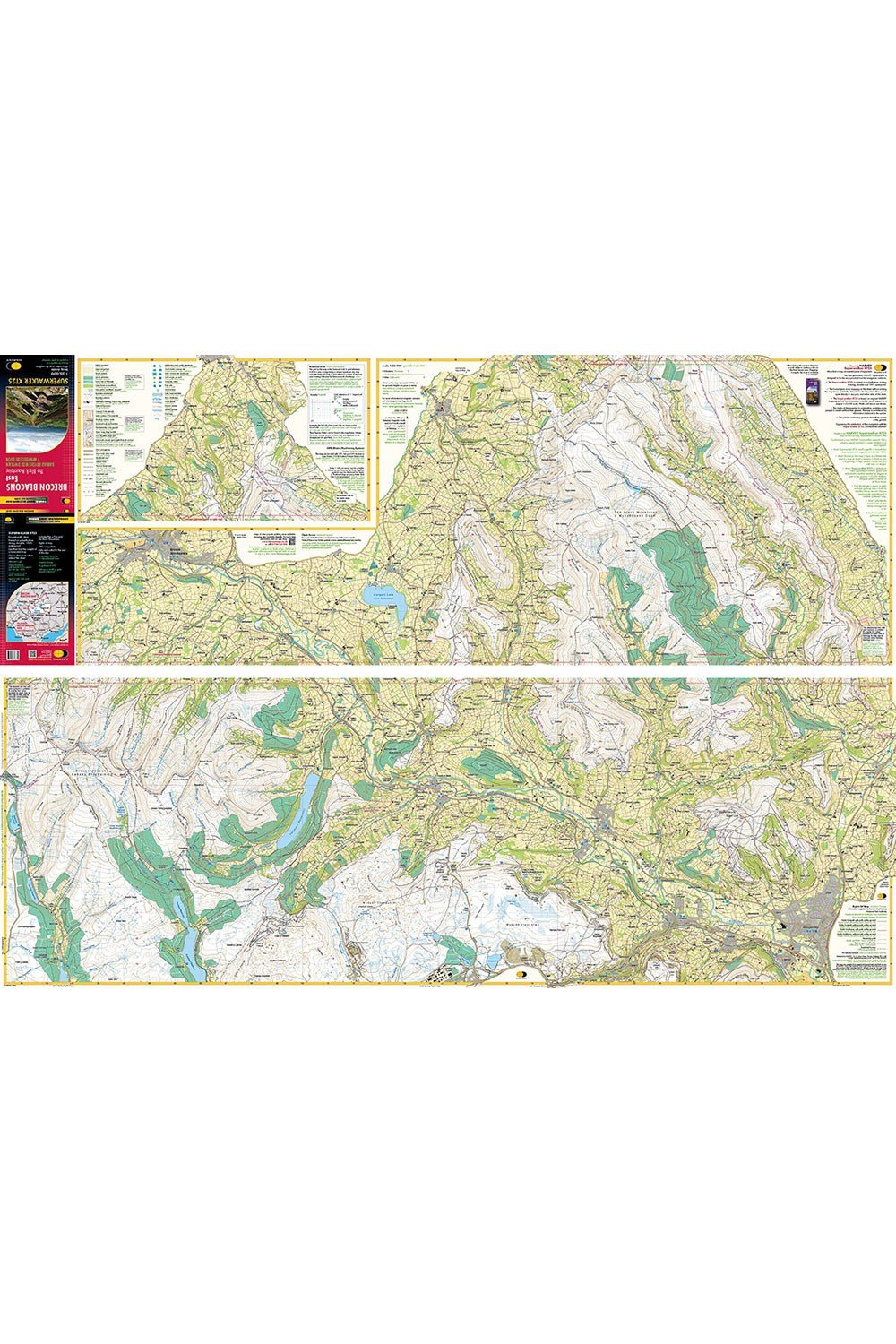 Walking Equipment |  Brecon Beacons East Superwalker Map