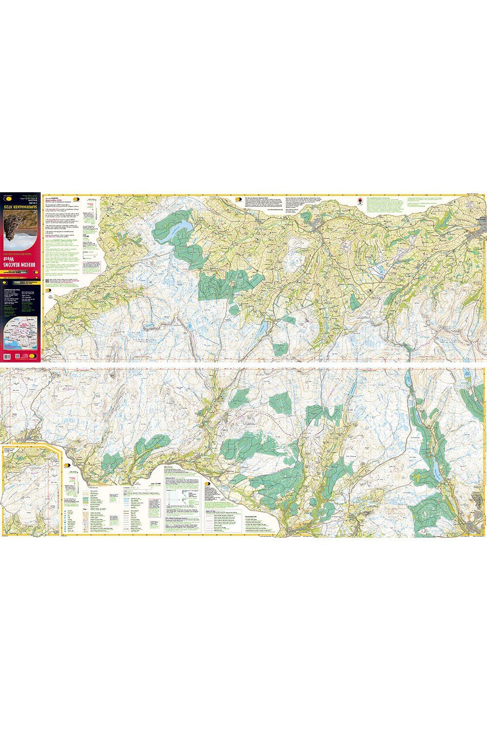 Walking Equipment |  Brecon Beacons West Superwalker Map