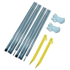 Walking Equipment |  Canopy Pole Set Tents Silver