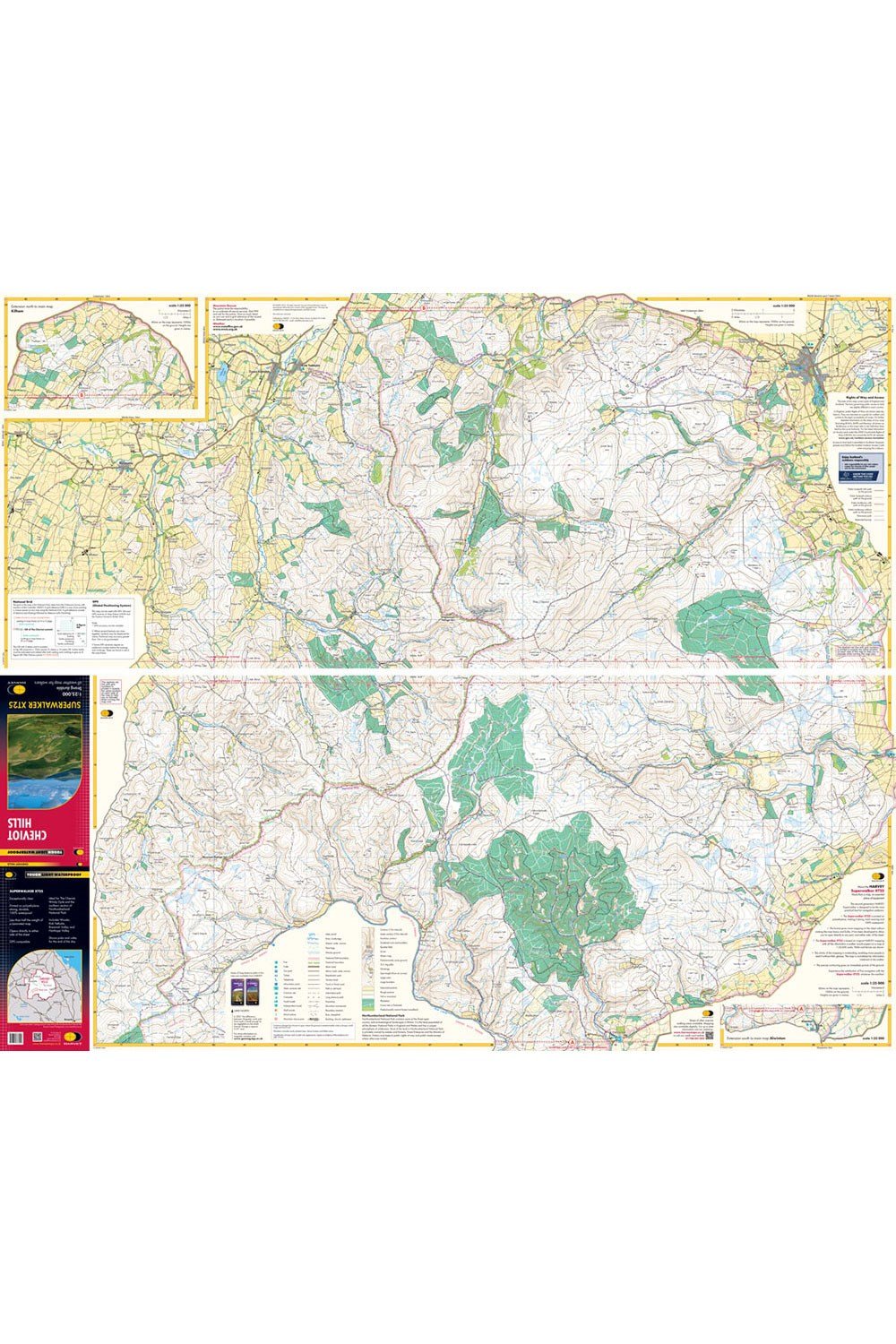 Walking Equipment |  Cheviot Hills Superwalker Map