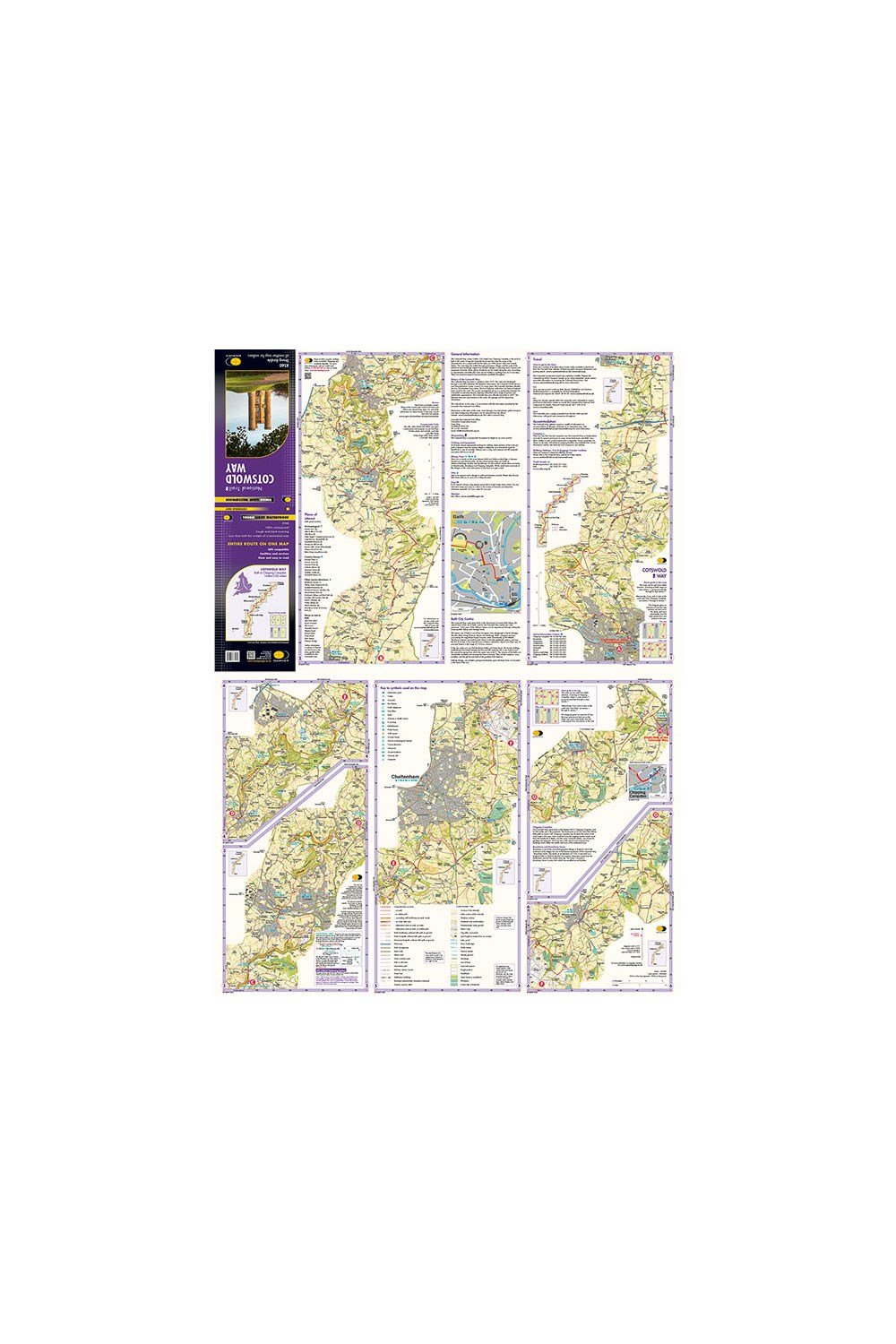 Walking Equipment |  Cotswold Way Trail Map