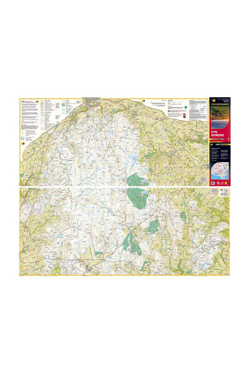 Walking Equipment |  Dartmoor North Superwalker Map