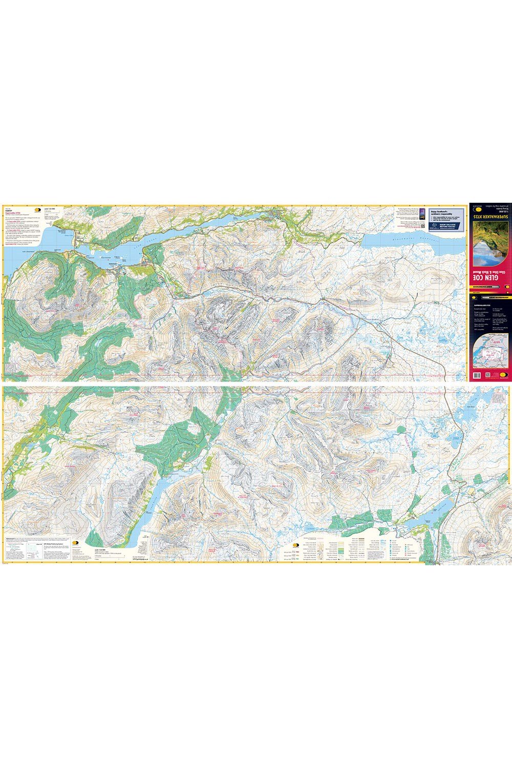 Walking Equipment |  Glen Coe Superwalker Map