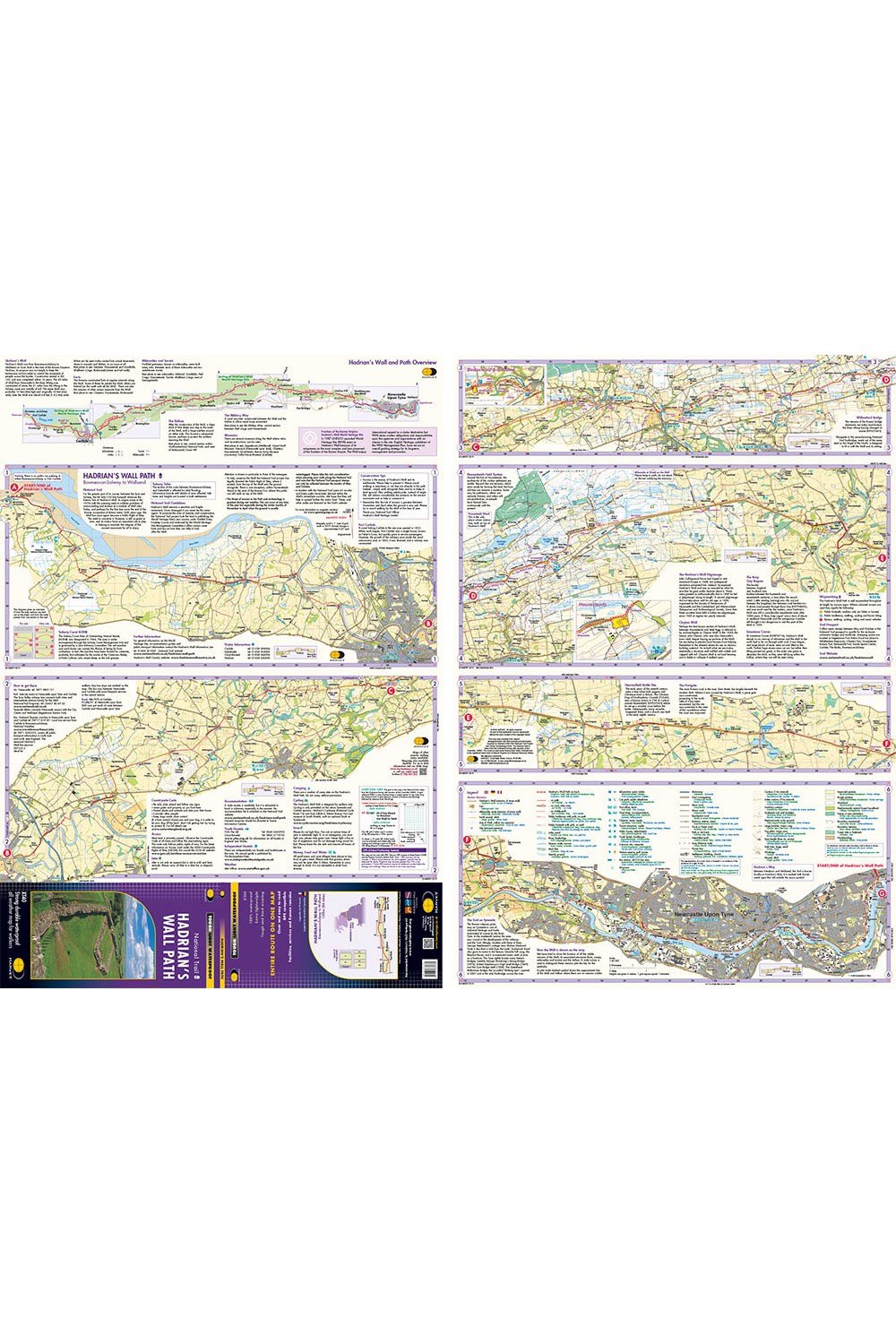 Walking Equipment |  Hadrian'S Wall Path Trail Map