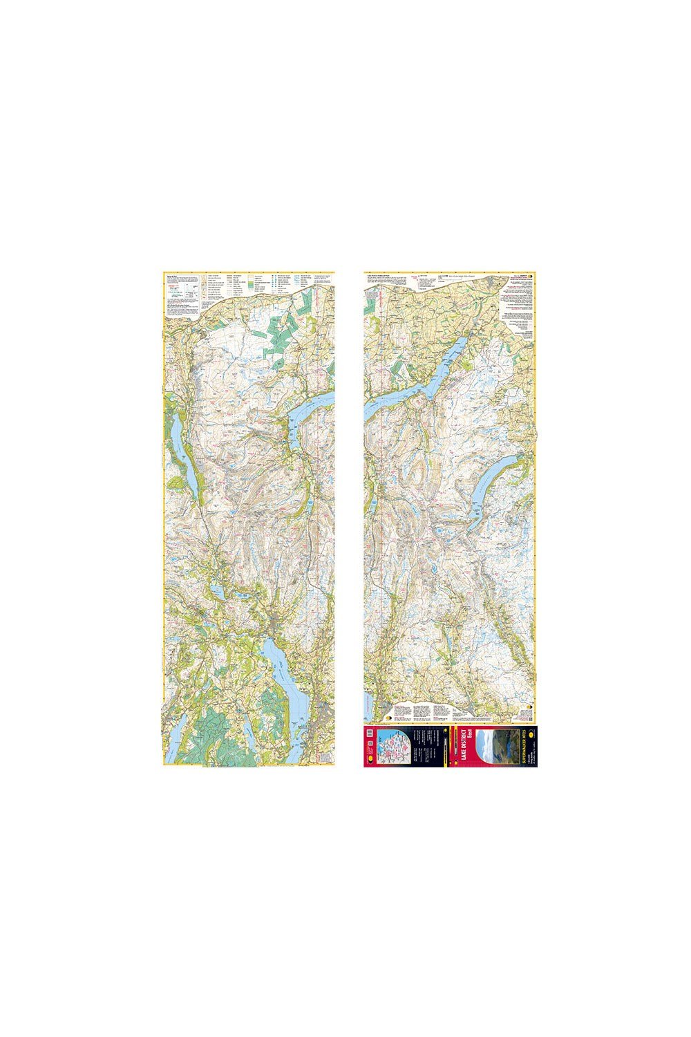 Walking Equipment |  Lake District East Superwalker Map