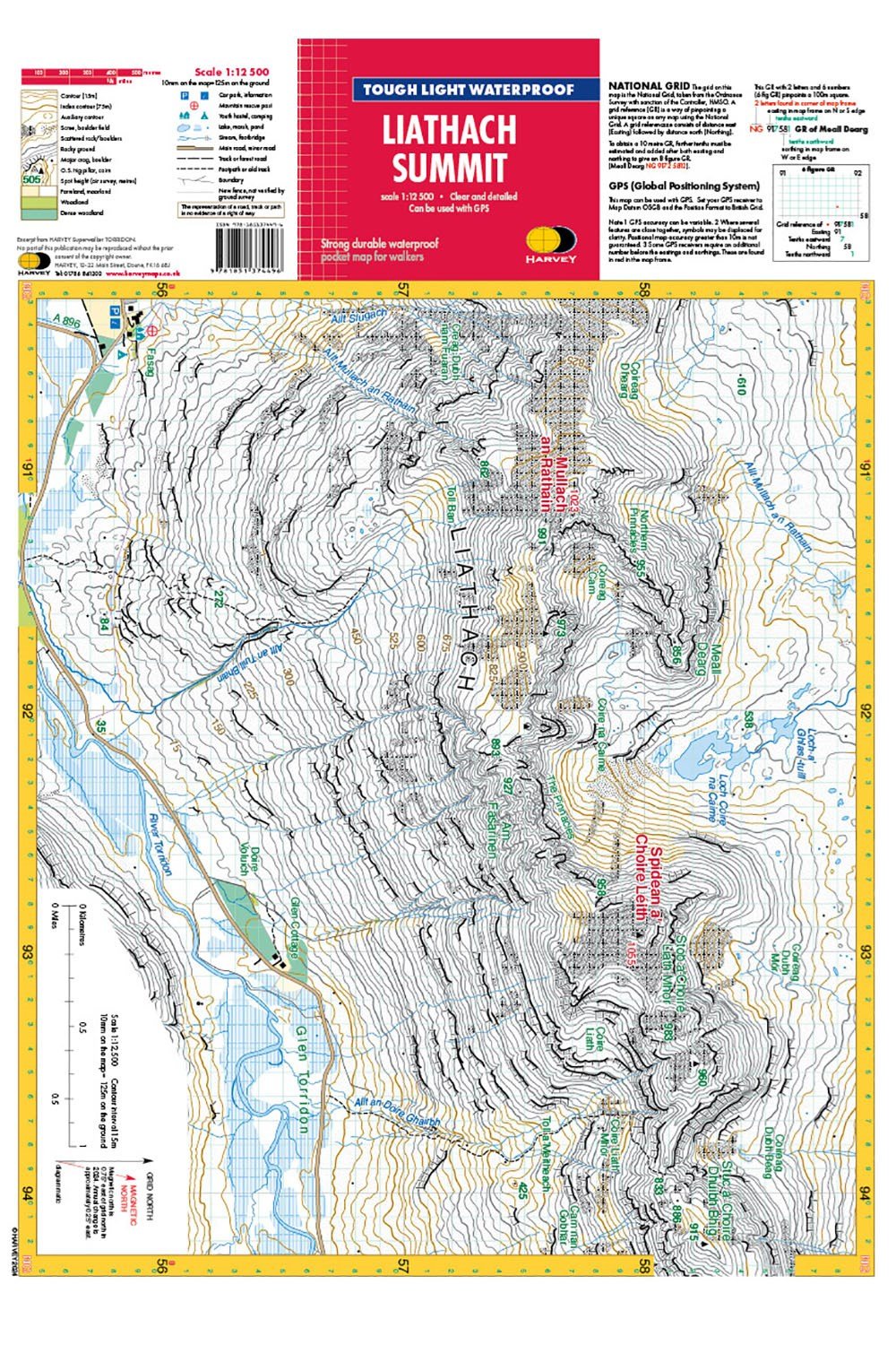 Walking Equipment |  Liathach Summit Map