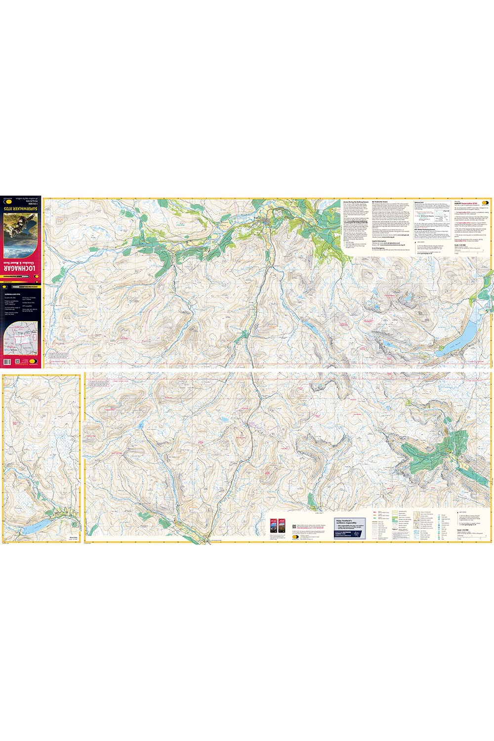 Walking Equipment |  Lochnagar, Glen Shee & Mount Keen Superwalker Map