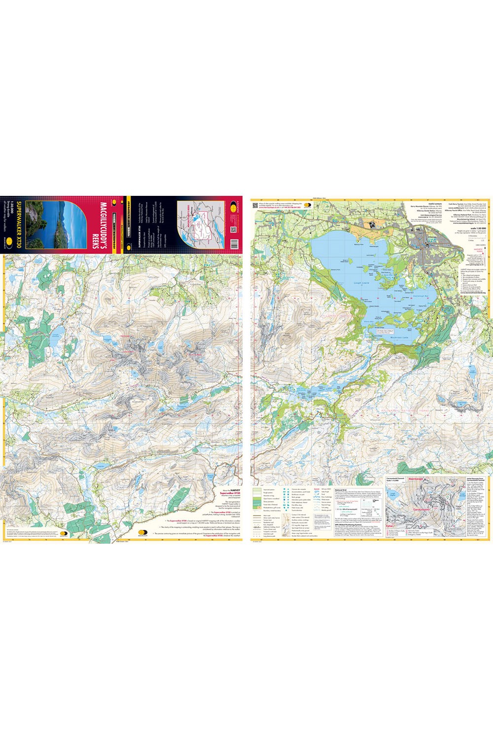 Walking Equipment |  Macgillycuddy'S Reeks Superwalker Map