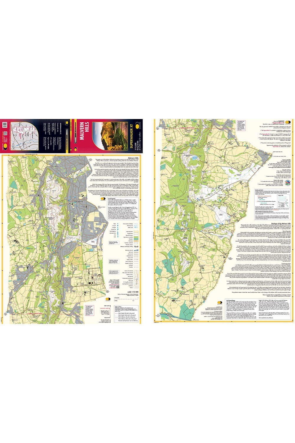 Walking Equipment |  Malvern Hills Superwalker Map