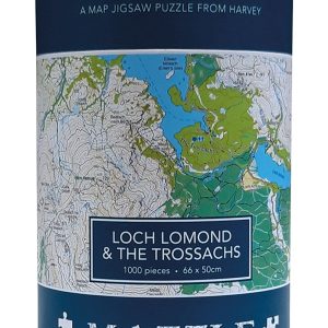 Walking Equipment |  Map Jigsaw Puzzle Loch Lomond & The Trossachs Navigation & Tech 1000 pieces