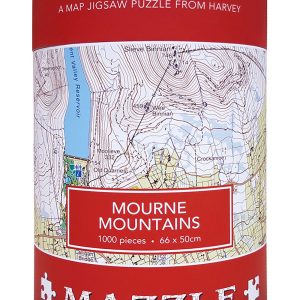 Walking Equipment |  Map Jigsaw Puzzle Mourne Mountains Navigation & Tech 1000 piece