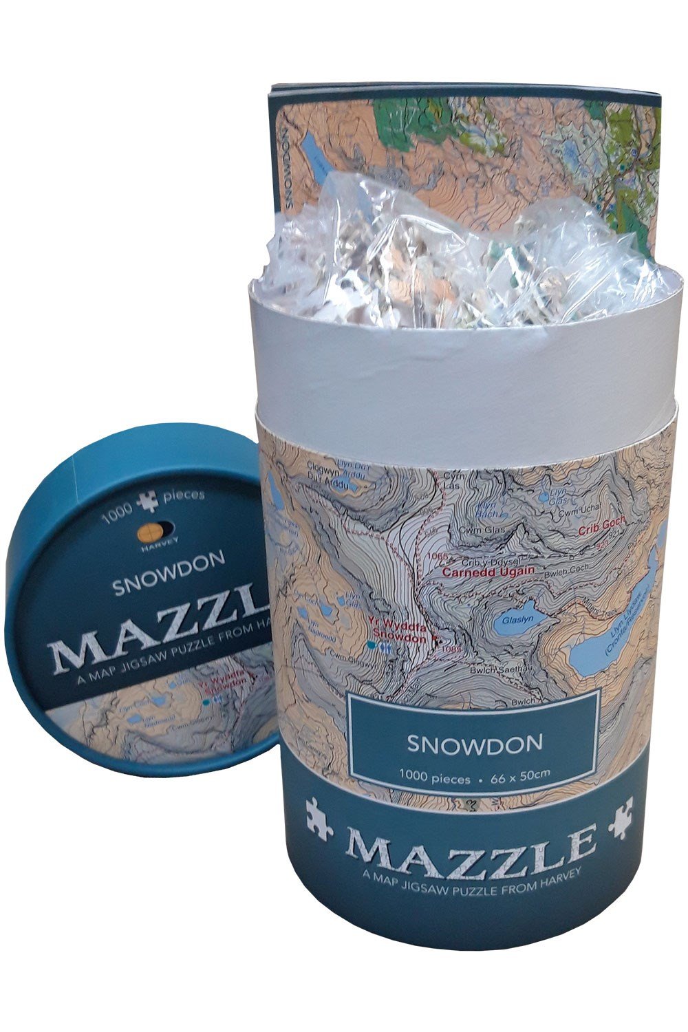 Walking Equipment |  Map Jigsaw Puzzle Snowdon