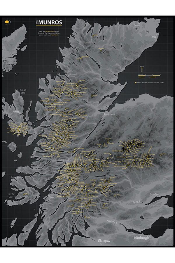 Walking Equipment |  Map Jigsaw Puzzle The Munros Navigation & Tech Navigation & Tech