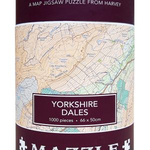 Walking Equipment |  Map Jigsaw Puzzle Yorkshire Dales Navigation & Tech 1000 pieces