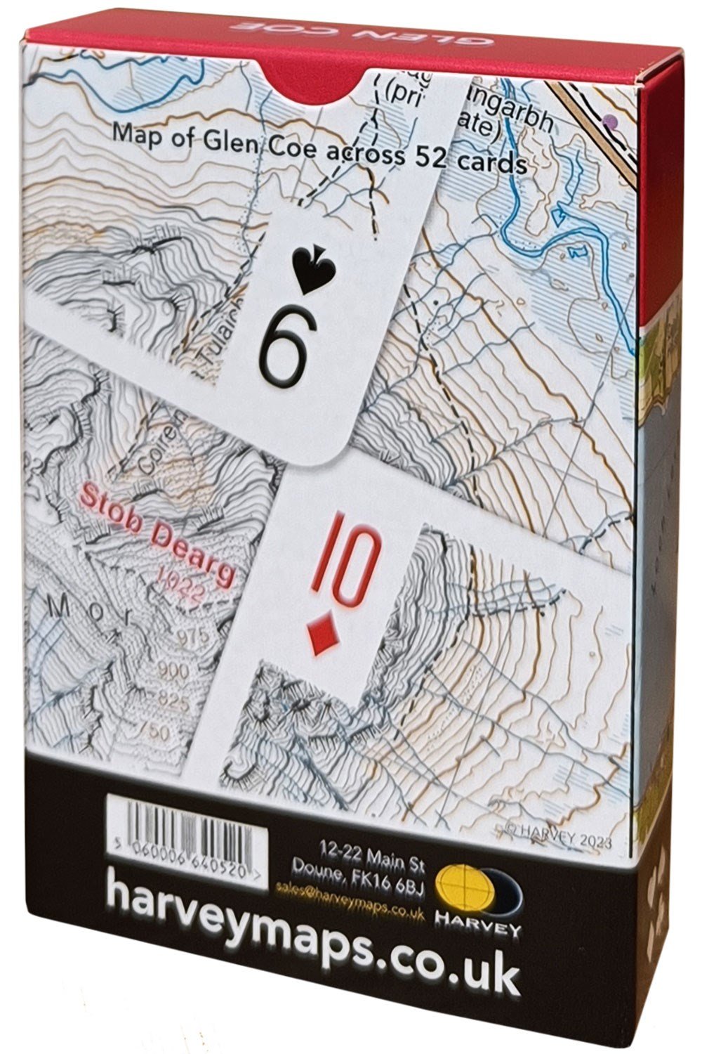 Walking Equipment |  Map Playing Cards Glen Coe