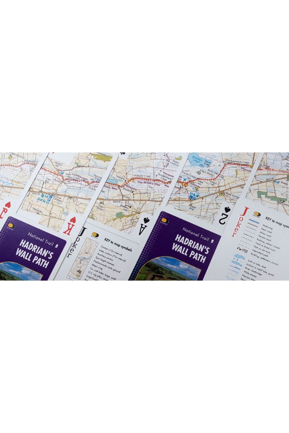 Walking Equipment |  Map Playing Cards Hadrian'S Wall Path