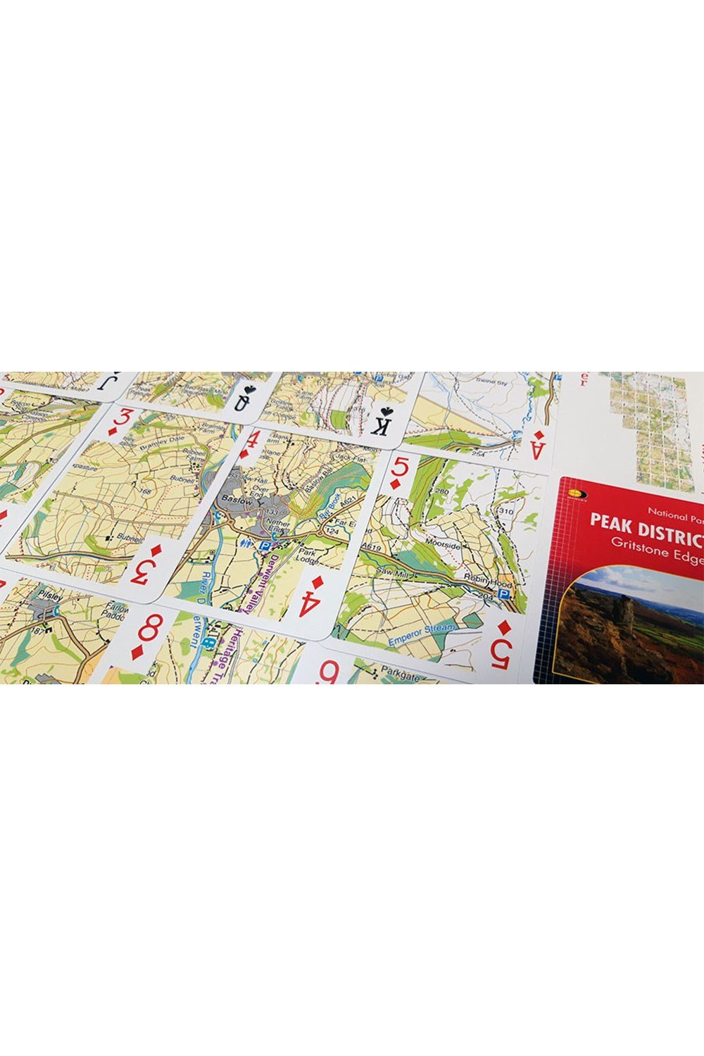 Walking Equipment |  Map Playing Cards Peak District Gritstone Edges