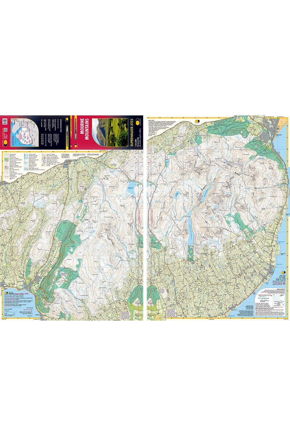 Walking Equipment |  Mourne Mountains Superwalker Map