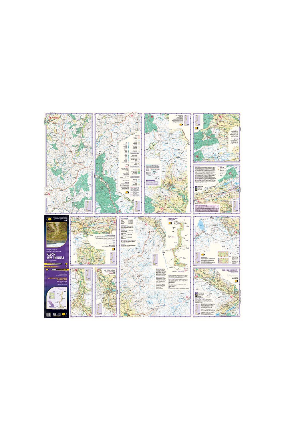 Walking Equipment |  Pennine Way Trail Map Set