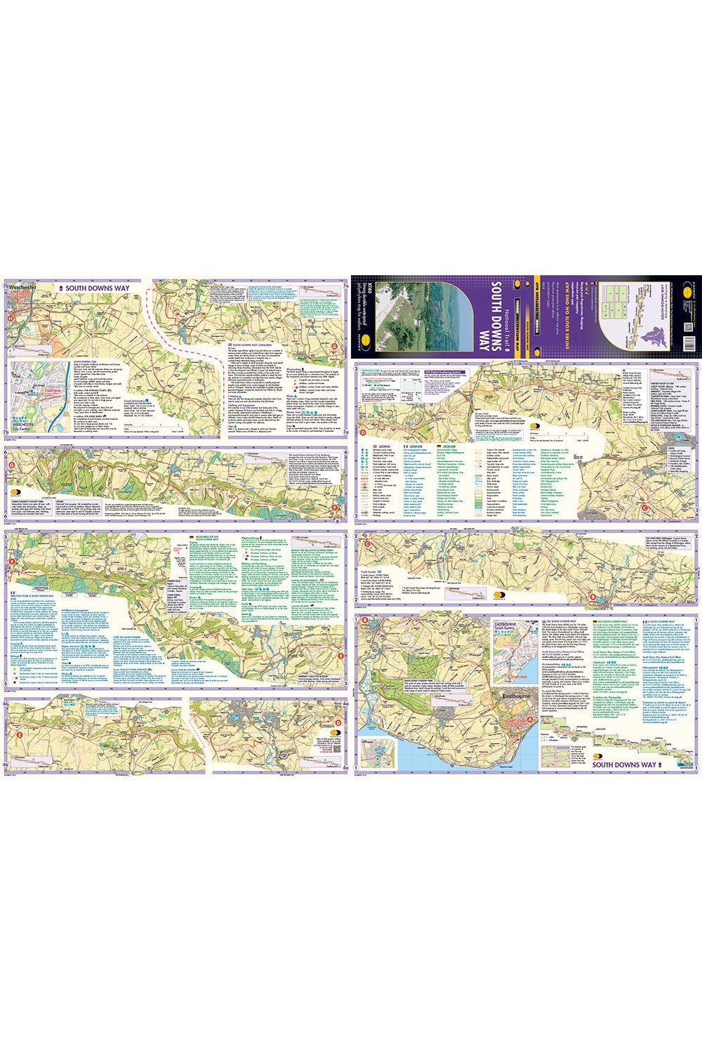 Walking Equipment |  South Downs Way Trail Map