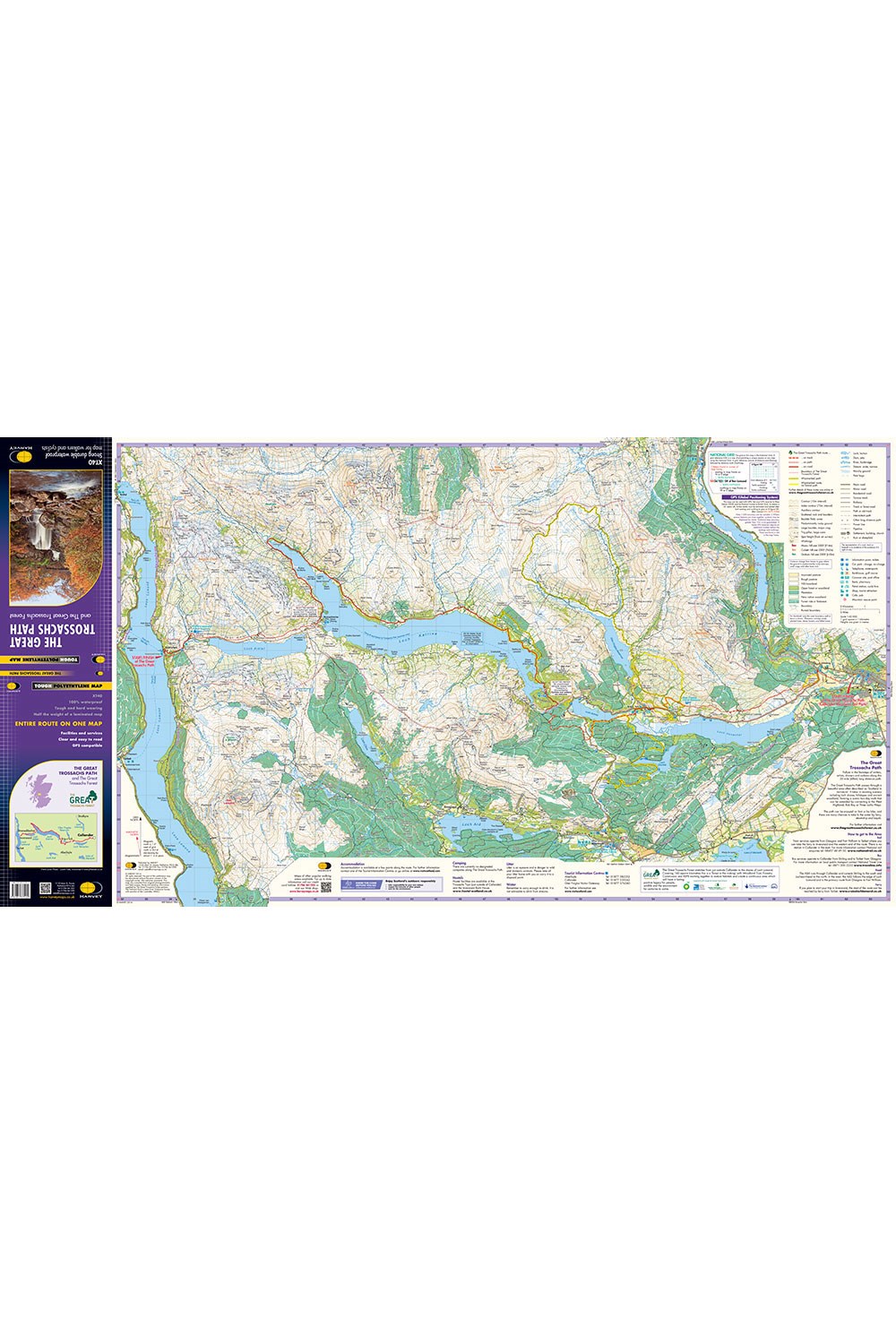 Walking Equipment |  The Great Trossachs Path Trail Map