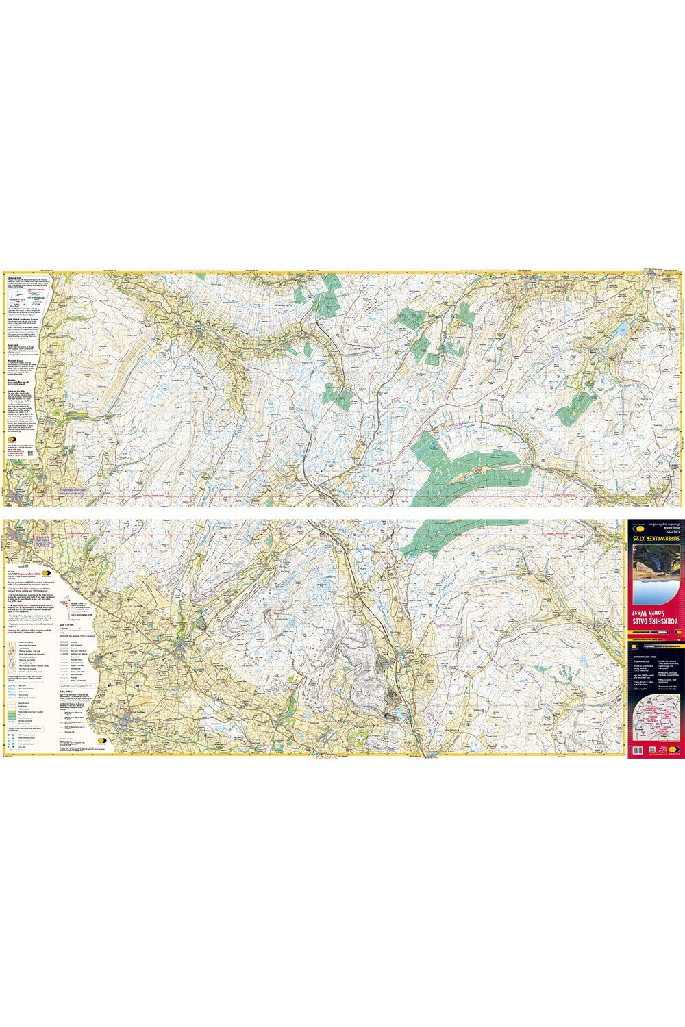 Walking Equipment |  Yorkshire Dales South West Superwalker Map