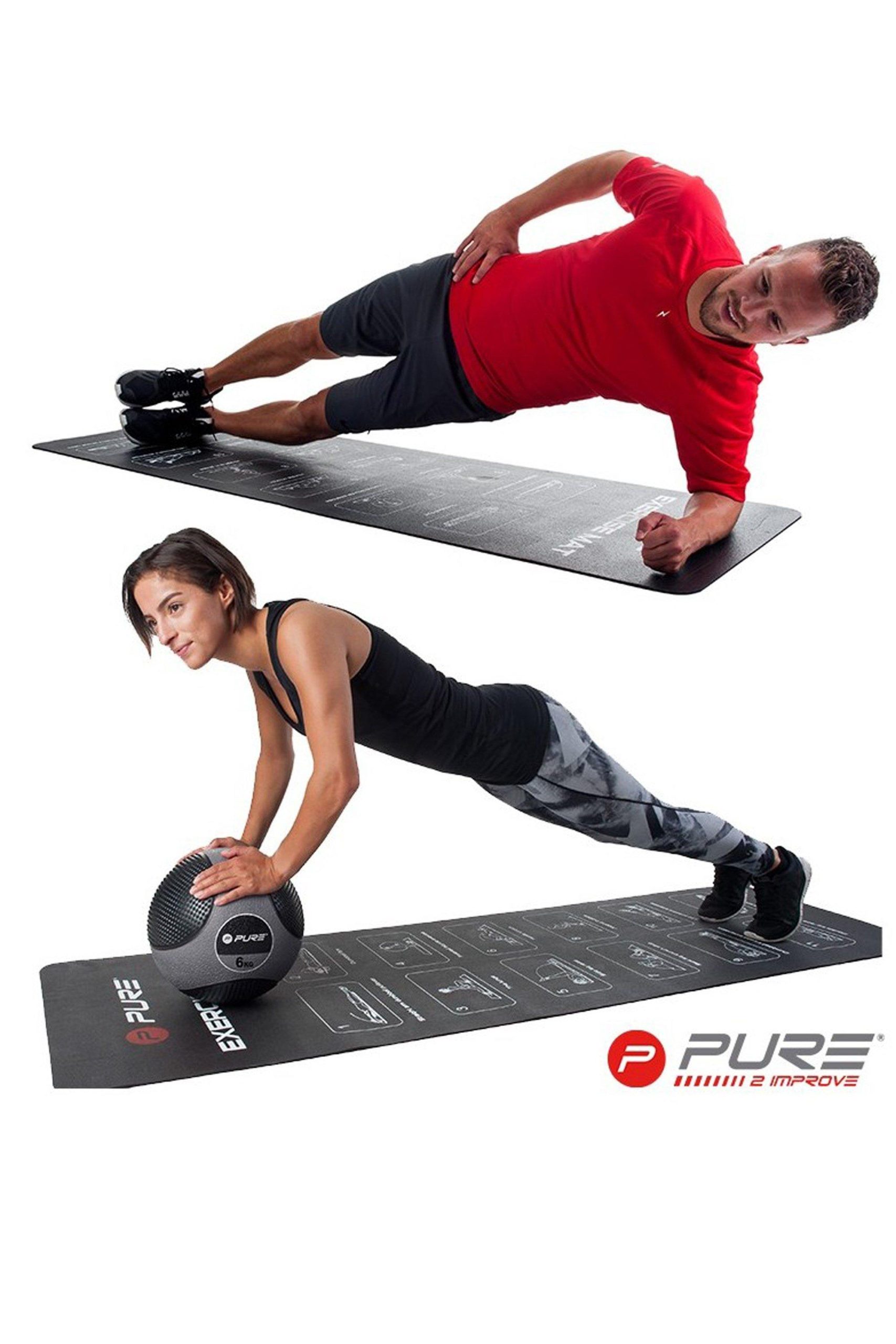 Fitness Equipment & Accessories |  Nbr Fitness Mat With Illustrations