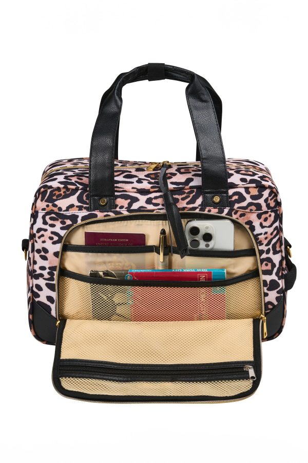 Luggage & Accessories |  Vela 20L Holdall 40X20X25Cm Luggage & Accessories Golden Leopard